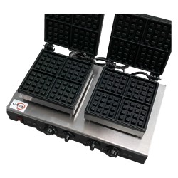 2 Plate Square Waffle Maker 