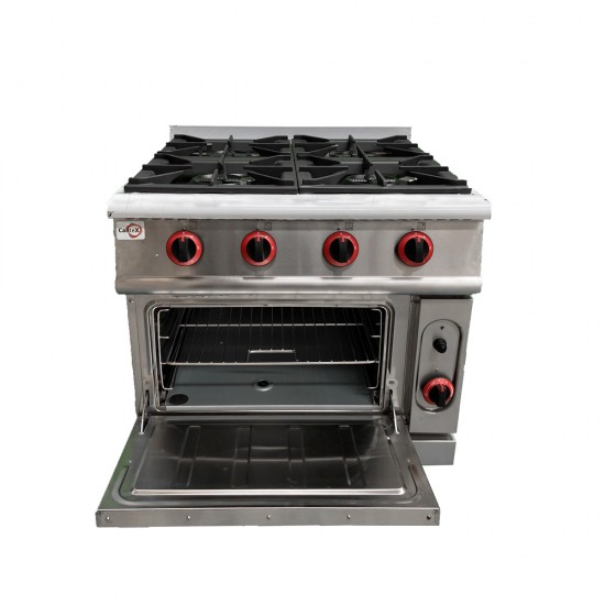 4 Burner Gas Range With Gas Oven