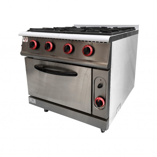 4 Burner Gas Range With Gas Oven