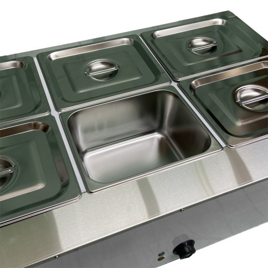 6 Pots Electric Bain Marie