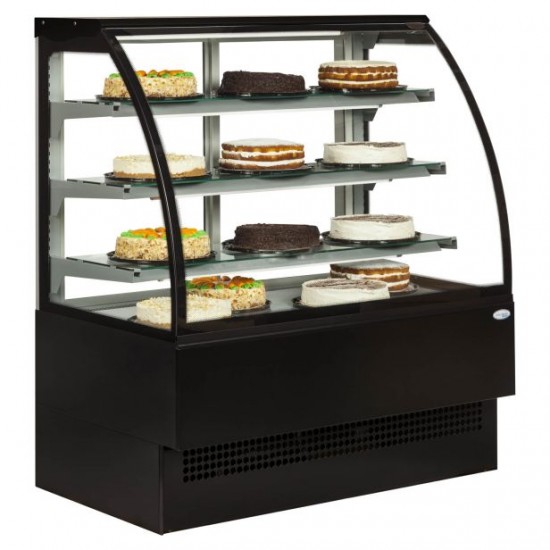 Cake Display Showcase Black....... 150cm