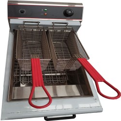 Calitex 1 Tank 2 Basket Standed Electric Fryer