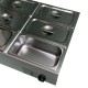 Electric Bain Marie 6 Pots 